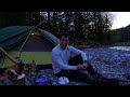 Into the Rain | Tarp &amp; Tent Shelter, My Dog, and a Warm Fire