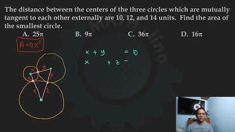 MSTE Refresher Lite Set 1 - Externally Tangent Circles