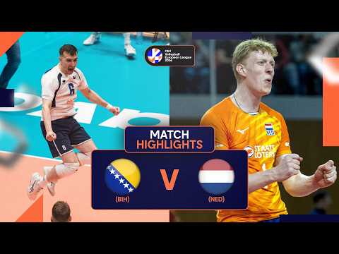 Highlights | Bosnia &amp; Herzegovina vs. The Netherlands | CEV Volleyball European League 2026 | Men