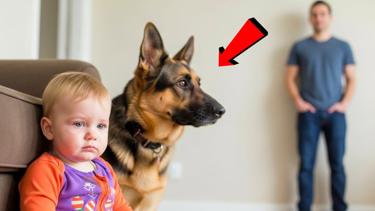 Baby's German Shepherd Growls at Babysitter's Boyfriend — What Police Found in His Record Made Head