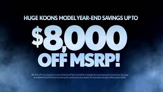 Model Year End Clearance Now til Labor Day Koons Sterling Ford