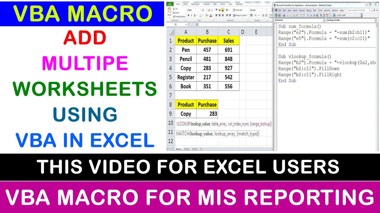 insert-multiple-sheets-in-excel-using-vba-macro-how-to-insert-worksheets-in-vba-macro-youtube