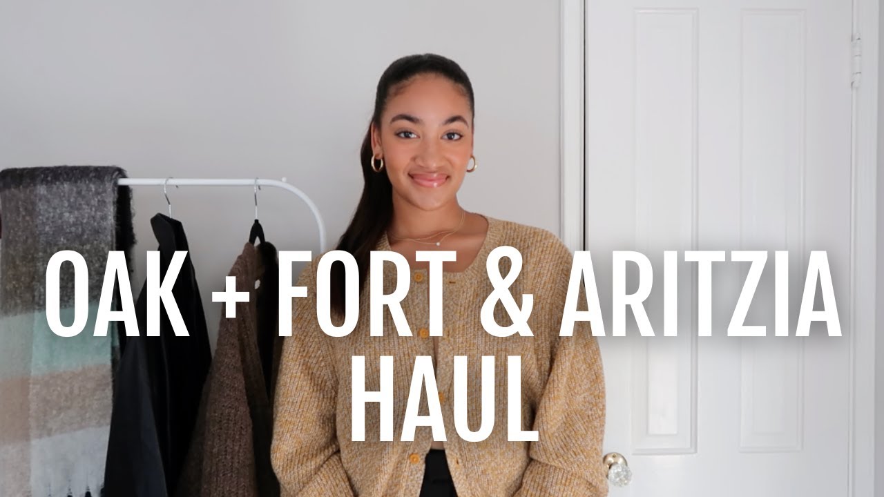 ARITZIA & OAK + FORT HAUL | acne studios check scarf dupe