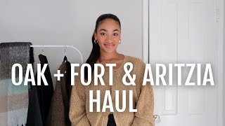 ARITZIA & OAK + FORT HAUL | acne studios check scarf dupe