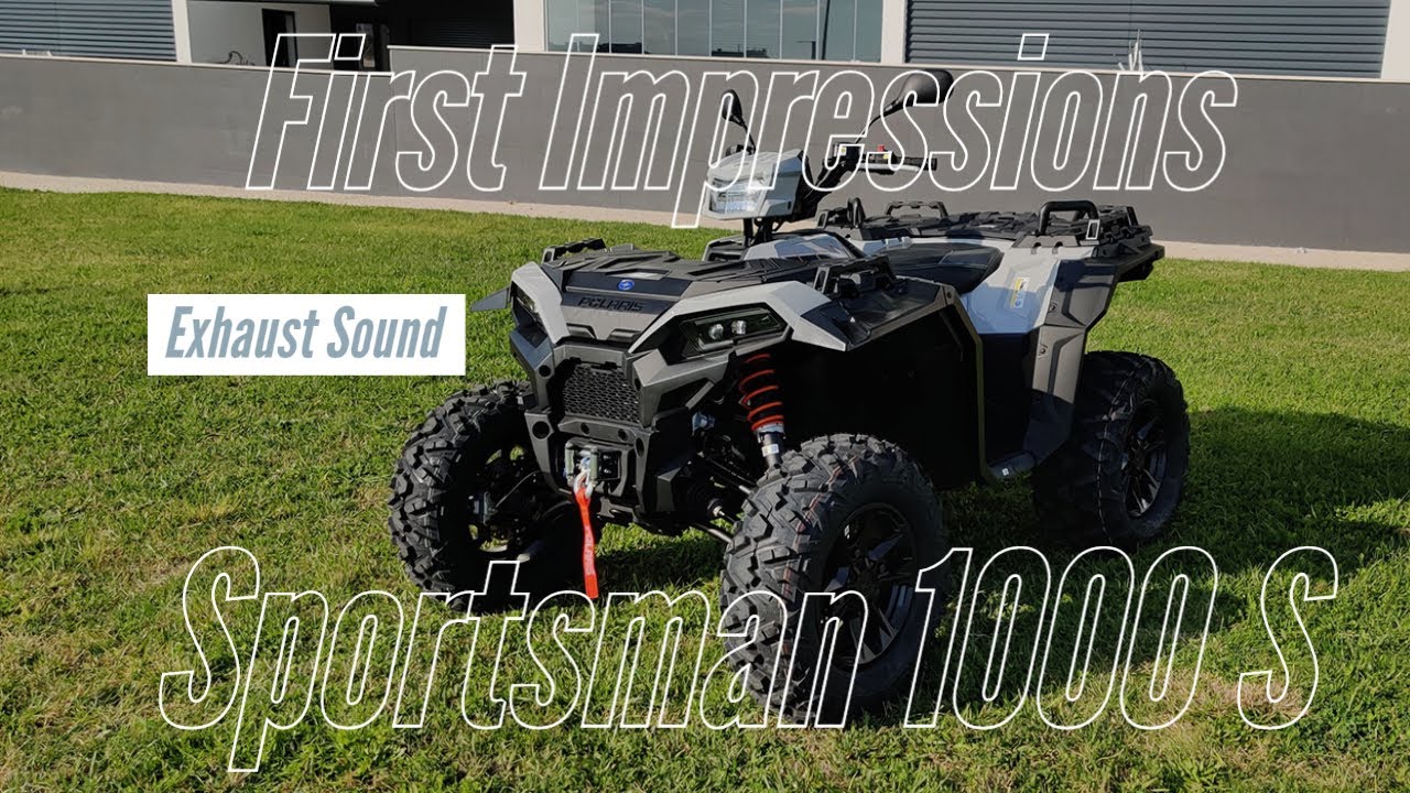 21 Polaris Sportsman 1000 S First Impressions Exhaust Sound Baffle Removal Youtube