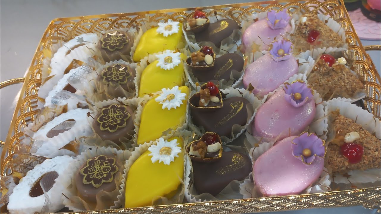 حلويات عيد الفطر 2024🇩🇿صابلي الماء 500غ خرجتلي 100حبة و6انواع بريستيج وراقية في وقفة تكمليهم