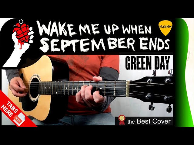 WAKE ME UP WHEN SEPTEMBER ENDS 📅 - Green Day / GUITAR Cover / MusikMan N°174 class=