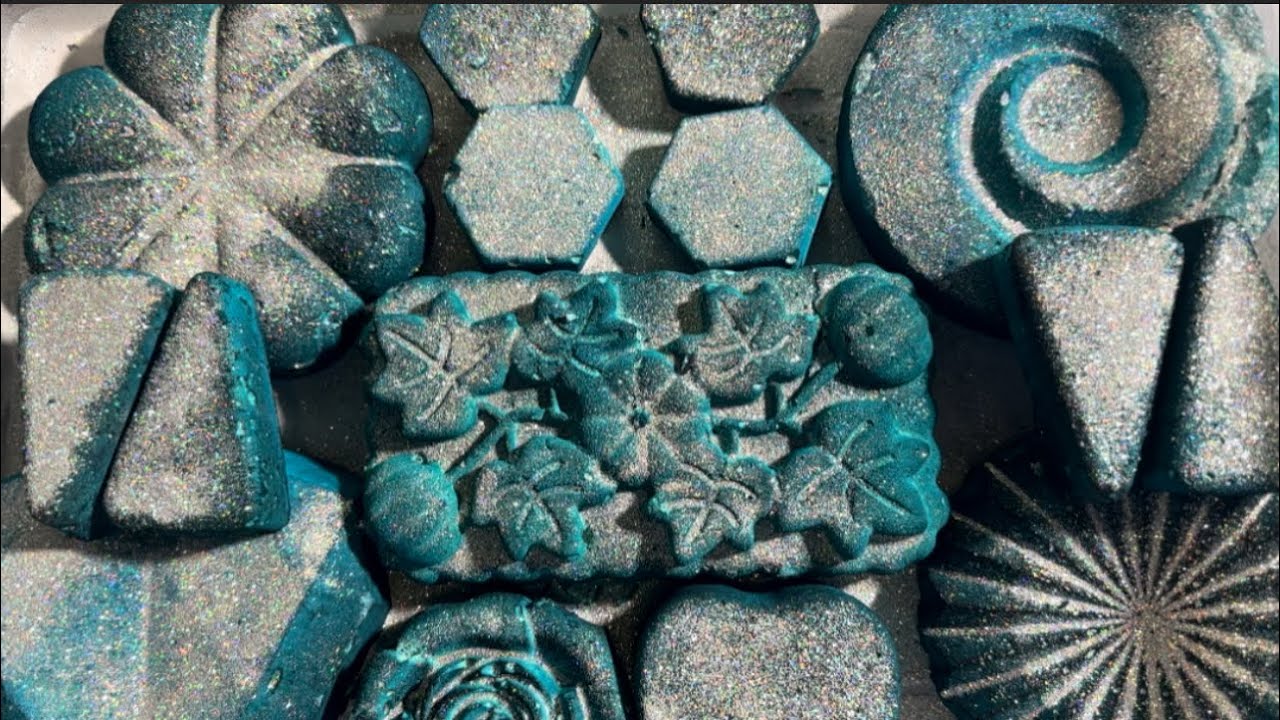 Dusty Teal Gym Chalk Reforms + 3 Fresh Gym Chalk Block | ASMR | ODDLY ...