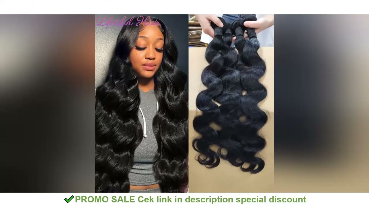 Body Wave Human Hair Bundles 28 30 32 Inch Bundles 100% Human Hair Extensions For Women Brazilian We