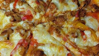No oven needed to make this pizza 🍕