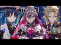 【 原神 / Genshin MMD 】 jewel 【 ドゥリン , 放浪者 , アルベド ( Durin , Wanderer , Albedo ) 】
