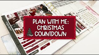 Plan With Me 🎄 Christmas Countdown! (Scribble Prints Co.)