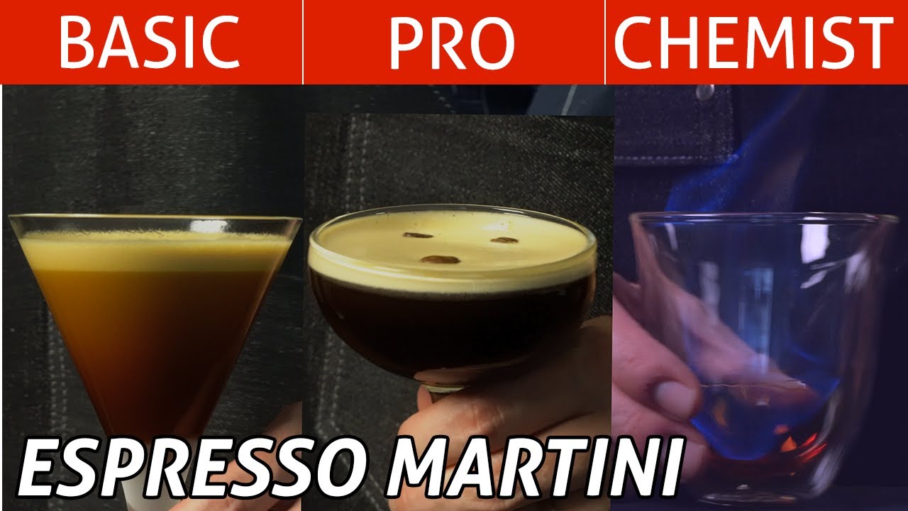 Thumbnail for Espresso Martini — 3 Ways — Cocktail Chemistry