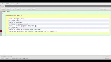 WRITE A PROGRAM THE RENT FOR A MOTORBIKE IS CHARGED ON THE FOLLOWING BASIS;   FIRST 5 DAYS  $400,