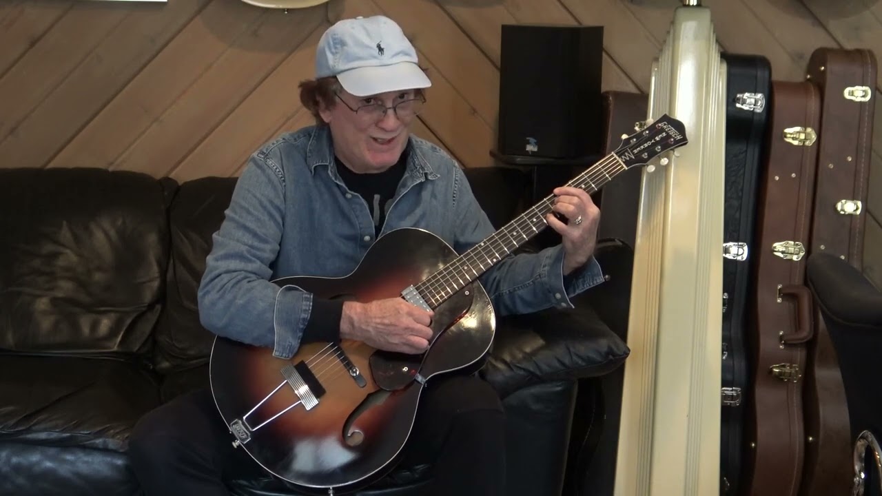 Gretsch New Yorker 1956 with floating pickup - YouTube