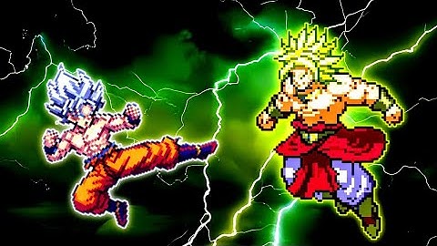 Son Goku US MUI V3.4 OP VS Broly Chaos SSL V3 OP in Jump Force Mugen