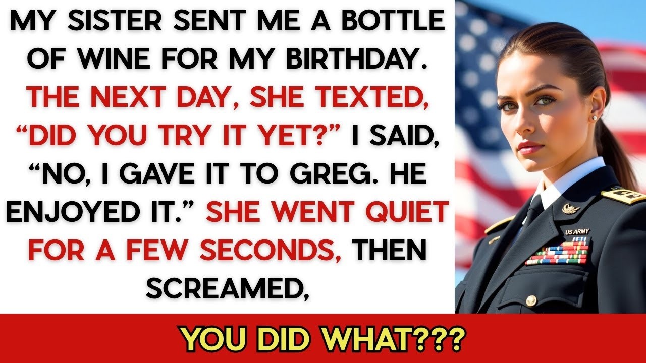 My Sister Sent Me A Bottle Of Whiskey For My Birthday, But I Gave It To Her Husband Then…