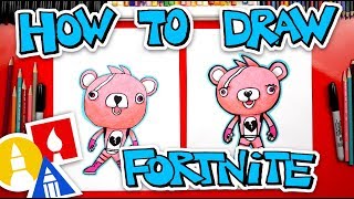 how to draw cuddle team leader fortnite skin challenge time