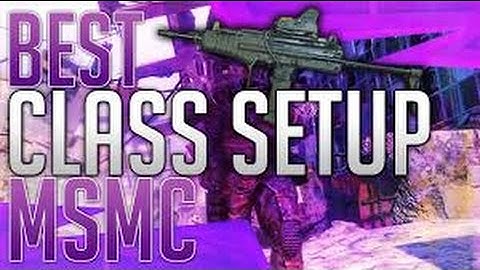 Black Ops 2|Best MSMC Class Setup Gameplay!!
