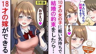【漫画】親戚の家をたらい回しにされていた女の子と、結婚を約束した。それから８年後・・・