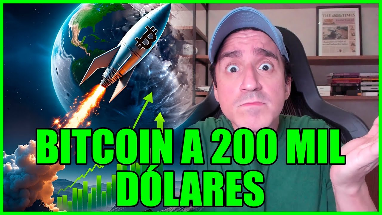 🚀 BITCOIN A 200 MIL DÓLARES NESTE CICLO?