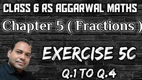 Exercise 5C class 6 RS Aggarwal Maths Q.1 to Q.4