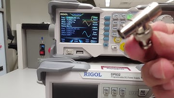 Tutorial - introduction to function generator and oscilloscope