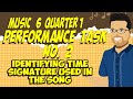 Music Time Signature Identification Quiz