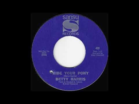 Betty Harris - Ride Your Pony (1968)