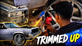 Did a temporary lift and some clearance cutting on the twin turbo Malibu