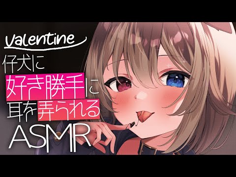 【KU100┆ASMR】🦴ぎりぎりバレンタイン♥ちょっぴり好き勝手ASMR♥🦴【囁き/耳かき/耳塞ぎ/耳ふー】