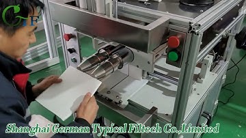 New Designed Cuff Folding Machine Testing Before Shipment