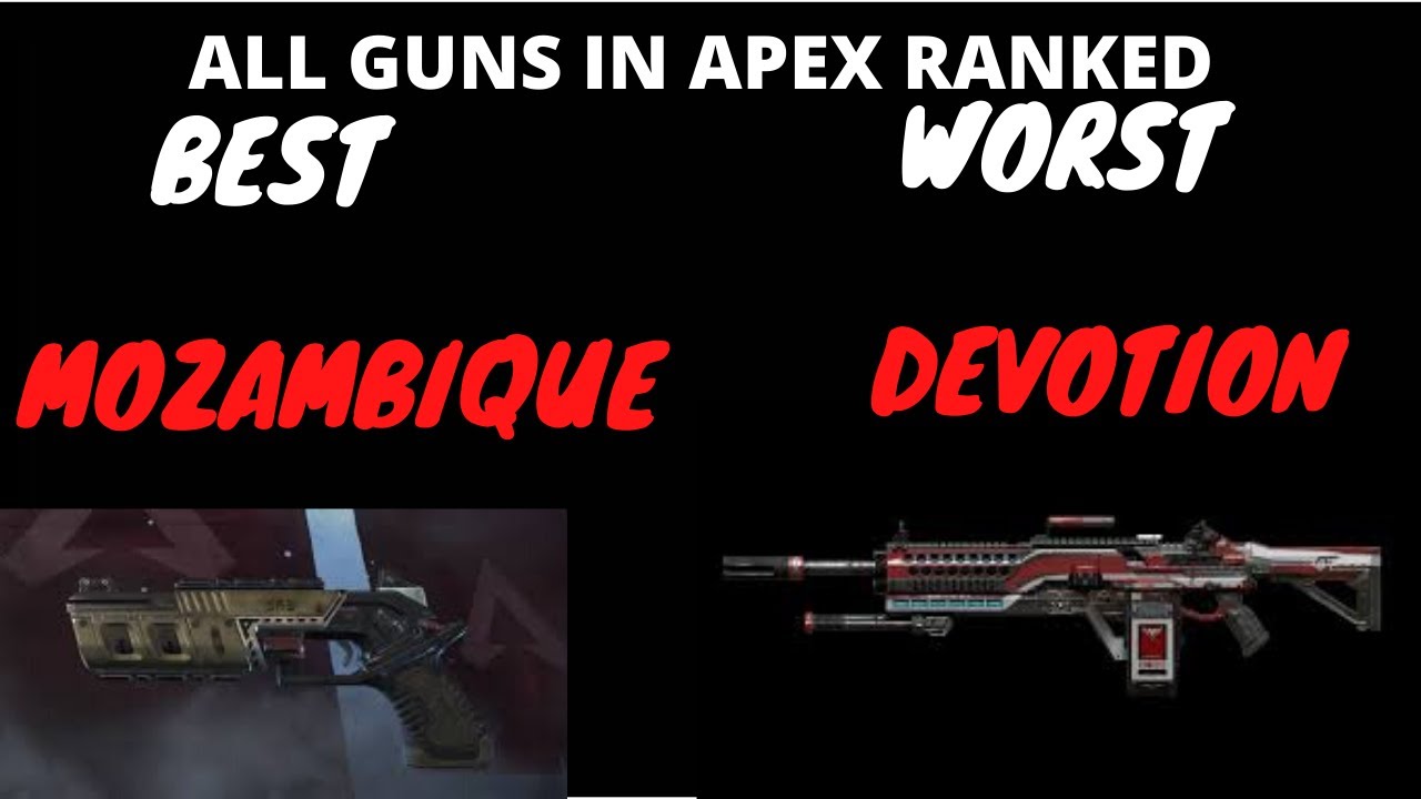 RANKING EVERY WEAPON IN APEX LEGENDS SEASON 5 FROM BEST TO WORST !!!!!!WHAT THE BEST GUN IN APEX.