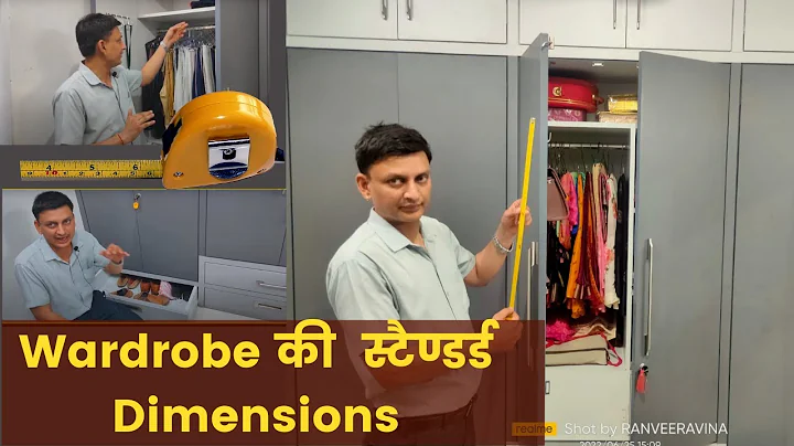 Bedroom Design: Wardrobe Standard Dimensions I Wardrobe Design IdeasI Wardrobe Internal Dimensions I