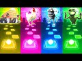 Coffin dance vs chicken song vs crazy frog vs alien dance  tiles hop edm rush