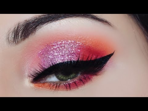 प्रेस्ड-ग्लिटर-आई-मेकअप-कैसे-करें-beginners-pressed-glitter-amazon-eyeshadow-quick-eye-makeup