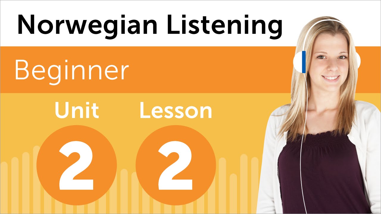 ⁣Norwegian Listening Practice - Choosing a Delivery Time in Norway