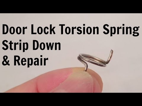  Update New VW T4 Door Lock Torsion Spring Repair Fix Volkswagen Transporter