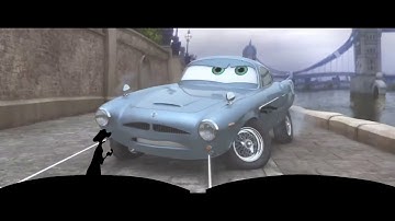 Timon and Pumbaa Interrupt 7 Cars II: The International Adventure
