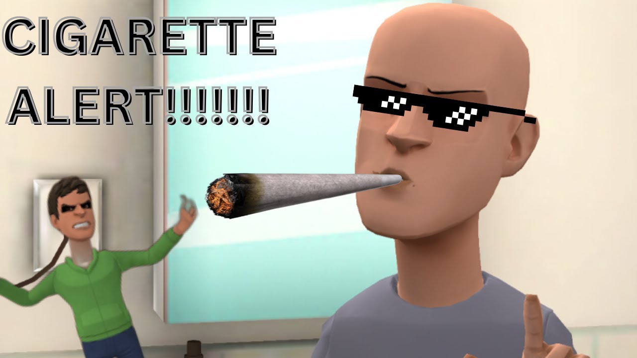 Classic Caillou smokes at school/Caught/Suspended/Grounded