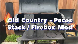 Old Country  Pecos  Stack/Firebox Mod