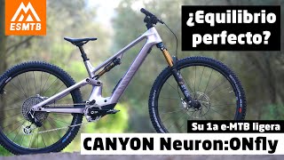 Canyon Neuron:ONfly, their first lightweight ebike: performance, weight, prices...
