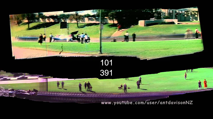 JFK Assassination Stabilized Motion Panorama HD Ni...