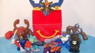 Mcdonalds Skylanders Giants Full Set 1-9 Happy Meal Toys Video Review