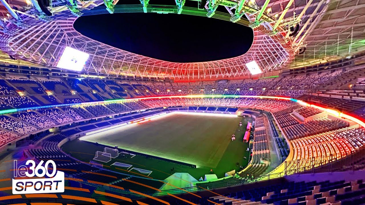 مشاهد حصرية من قلب ملعب طنجة لاستعدادات حفل الافتتاح