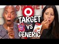 Target Brand vs Generic Food Taste Test (Cheat Day)