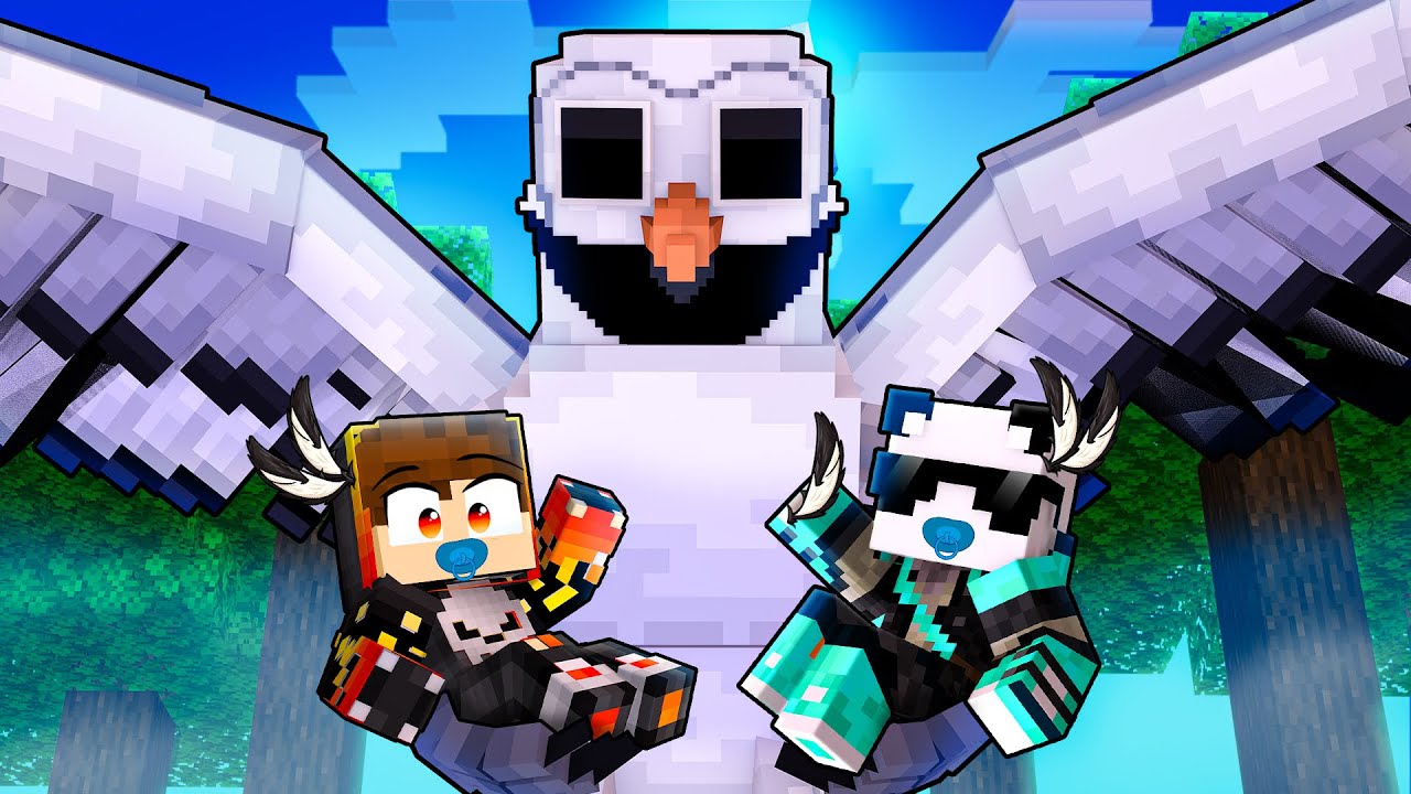 We Got ADOPTED By The OWL in Minecraft!