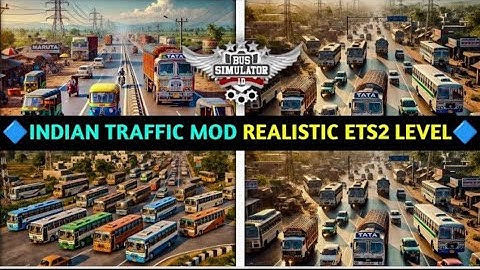 How To Add (INDIAN TRAFFIC MOD) In BusSimulator Indonesia | v4.3.4 | Bussid IndianTraffic Download