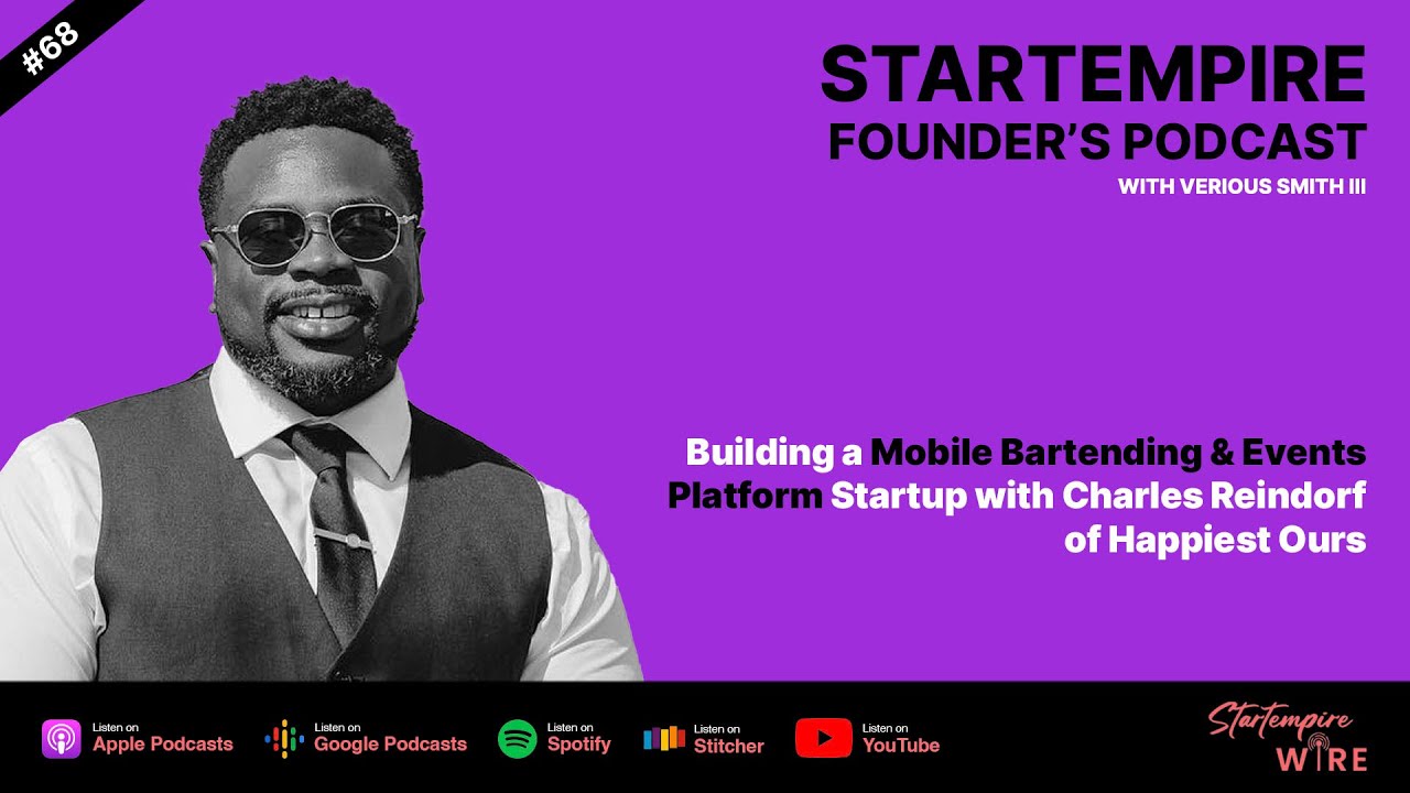 Building a Mobile Bartending & Events Platform Startup with Charles