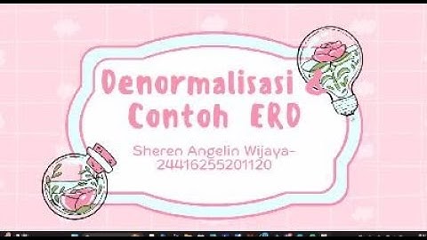 ERD Denormalisasi Database | Contoh Penerapan di Sistem Penjualan